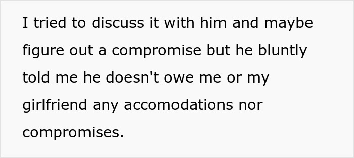 Roommate Upset After This Guy Told Him To Not Cook Certain Meals When His Pregnant Girlfriend Comes Over