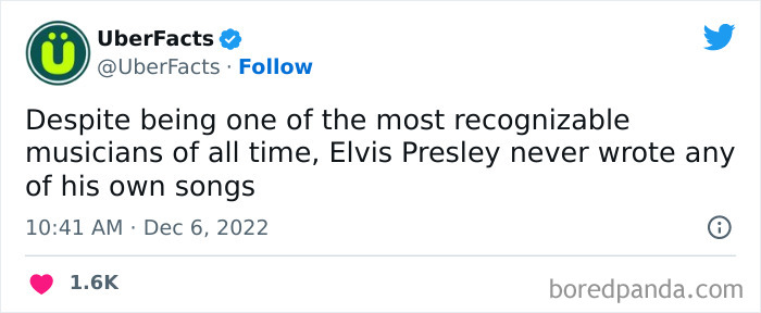 172 Cool Facts From Uber Facts Twitter Account 172 Cool Facts From Uber Facts Twitter Account