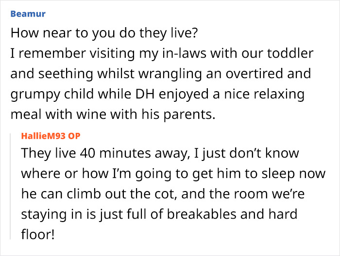 Mom Asks If She’s Being Unreasonable For Thinking About ‘Canceling Christmas’ At Her In-Laws, So As To Not Disrupt Son’s Daily Routine Mom Asks If She’s Being Unreasonable For Thinking About ‘Canceling Christmas’ At Her In-Laws, So As To Not Disrupt Son’s Daily Routine