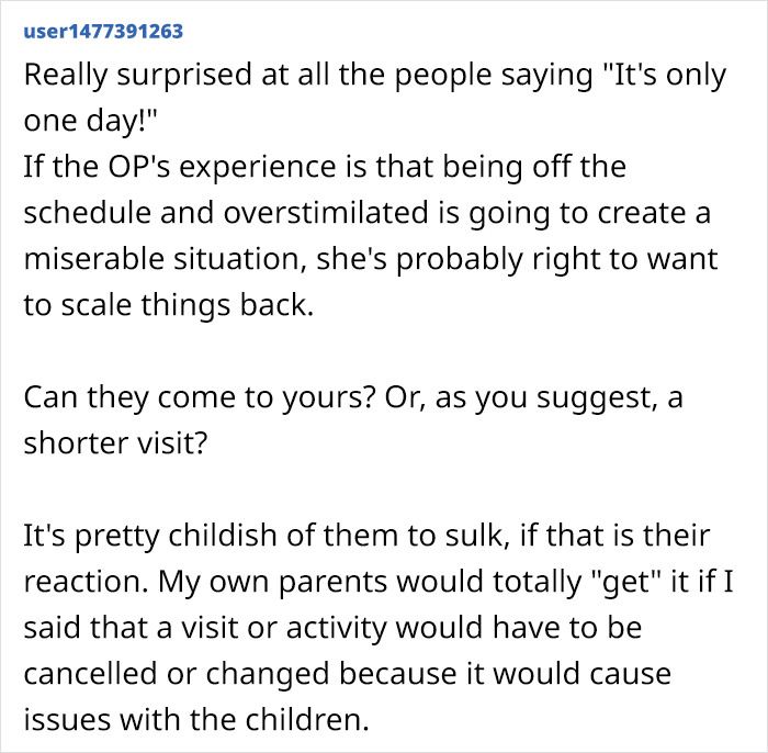 Mom Asks If She’s Being Unreasonable For Thinking About ‘Canceling Christmas’ At Her In-Laws, So As To Not Disrupt Son’s Daily Routine Mom Asks If She’s Being Unreasonable For Thinking About ‘Canceling Christmas’ At Her In-Laws, So As To Not Disrupt Son’s Daily Routine