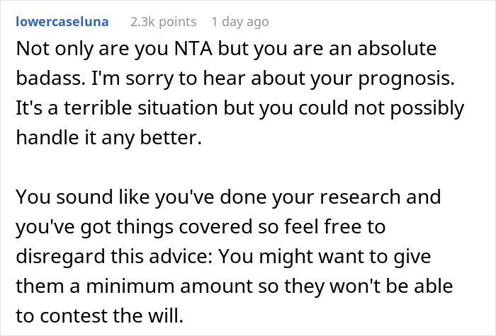 Woman Refuses To Simply Give Money To Her Parents Who Are Raising Her Nieces As They Are Ultra-Religious, But Leaves Them Inheritance With A Condition Woman Refuses To Simply Give Money To Her Parents Who Are Raising Her Nieces As They Are Ultra-Religious, But Leaves Them Inheritance With A Condition