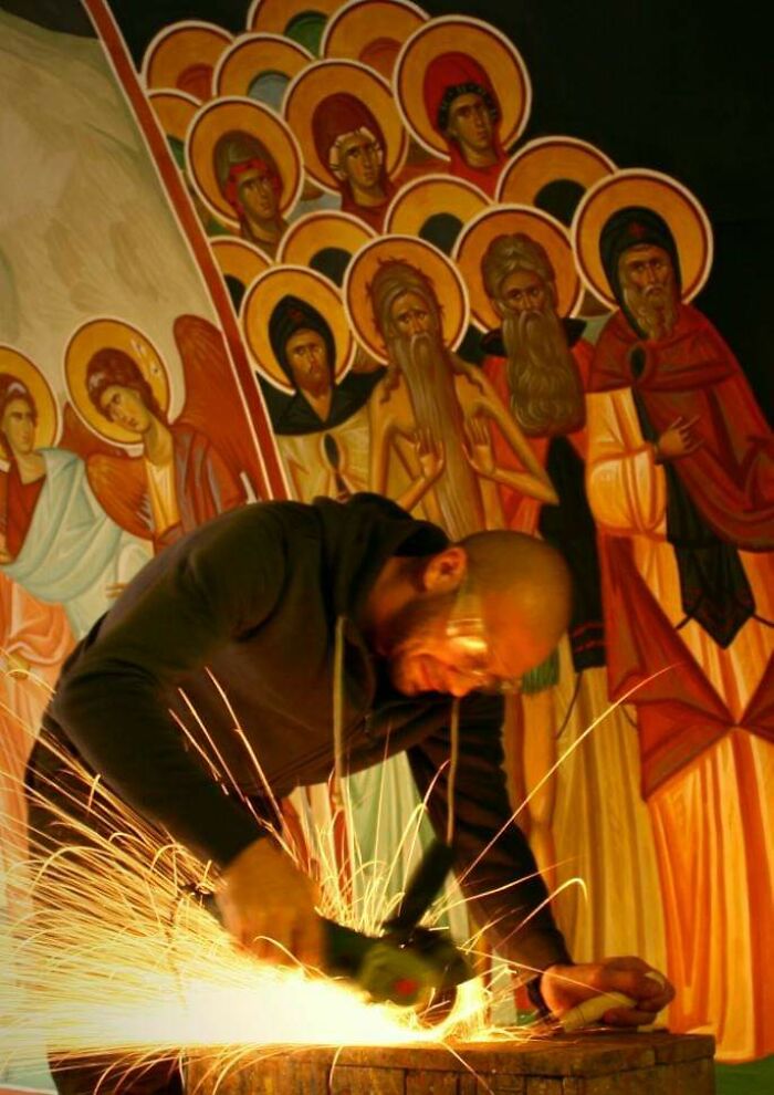 This Artist Paints Amazing Monumental Frescos All By Himself (21 Pics) This Artist Paints Amazing Monumental Frescos All By Himself (21 Pics)