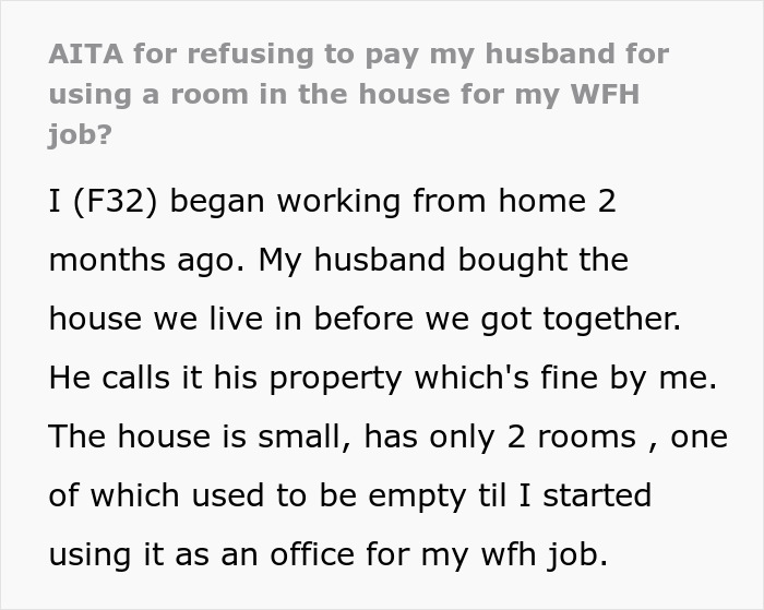 Man Wants To Charge Wife 30% Of Her Salary For Working At Home, Gets Slammed Online Man Wants To Charge Wife 30% Of Her Salary For Working At Home, Gets Slammed Online