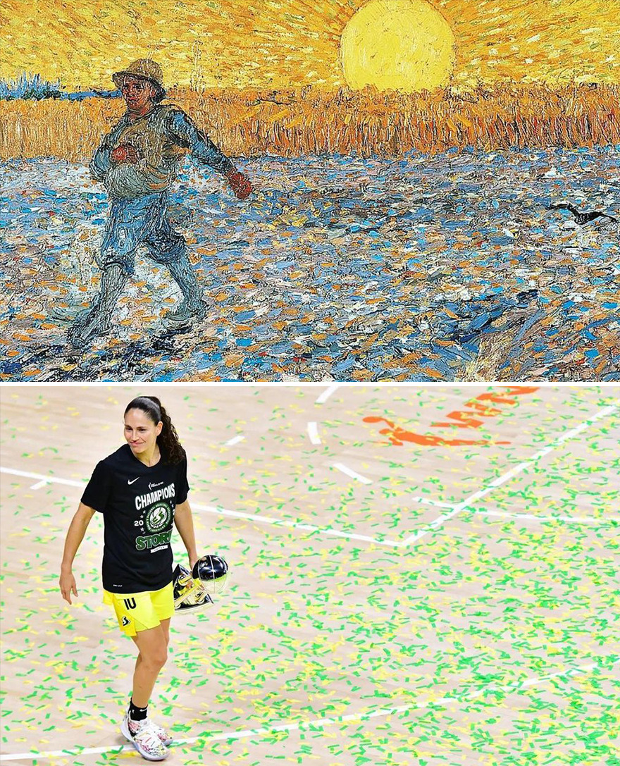 Coincidentally Accurate And Funny Similarities Found Between Art And Sports Moments By This Instagram Account (30 New Pics) Coincidentally Accurate And Funny Similarities Found Between Art And Sports Moments By This Instagram Account (30 New Pics)