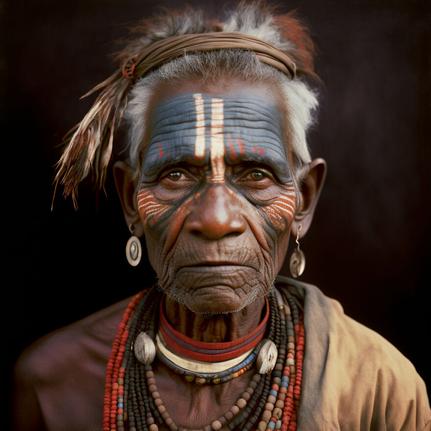 27 People That Have Never Existed, Captured With AI By Dimitar Karanikolov In His Photography Series Imaginary Shamans