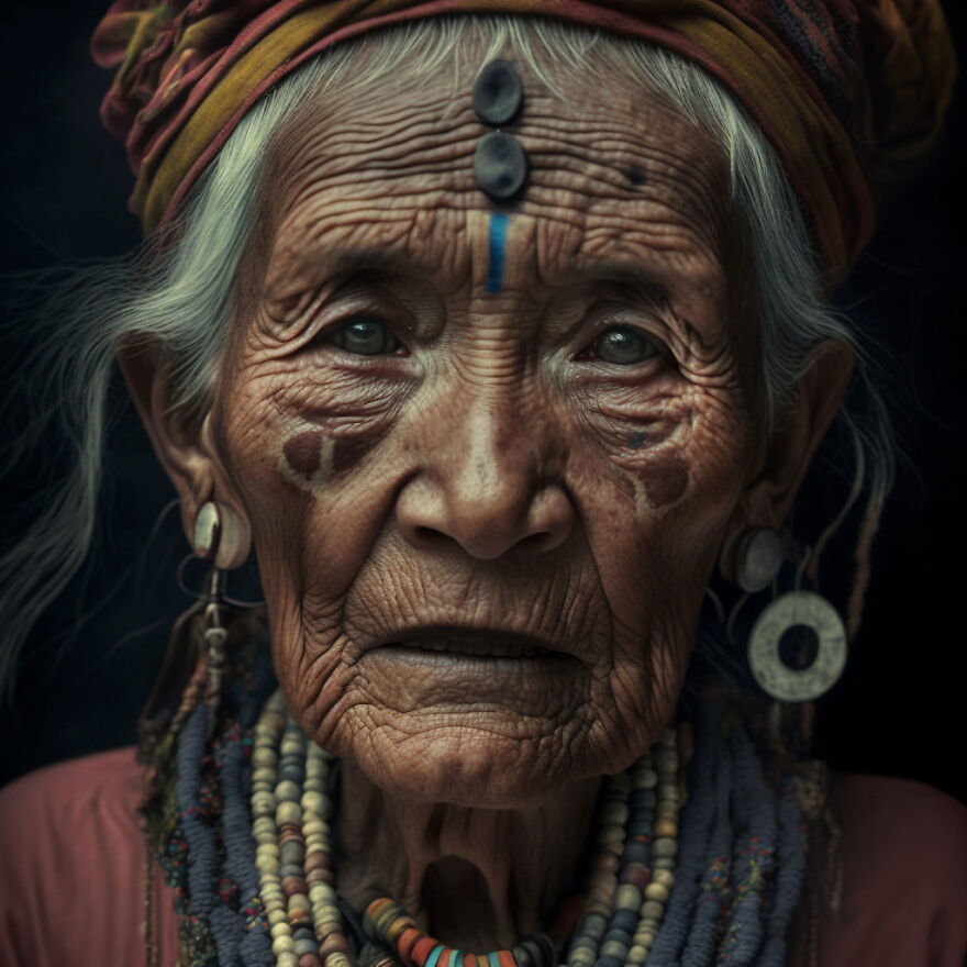 27 People That Have Never Existed, Captured With AI By Dimitar Karanikolov In His Photography Series Imaginary Shamans