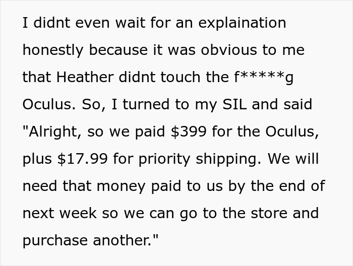 “[Am I The Jerk] For Demanding My SIL Pay Me Back For A Christmas Gift That She Destroyed That Was For My Kids And Shouldn’t Have Been Touched?”