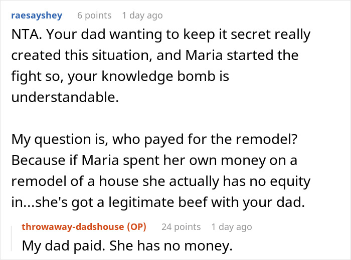“She Was Shocked”: Woman’s Stepmom Tries To Kick Her Out, Not Knowing The Stepdaughter Actually Owns The House “She Was Shocked”: Woman’s Stepmom Tries To Kick Her Out, Not Knowing The Stepdaughter Actually Owns The House