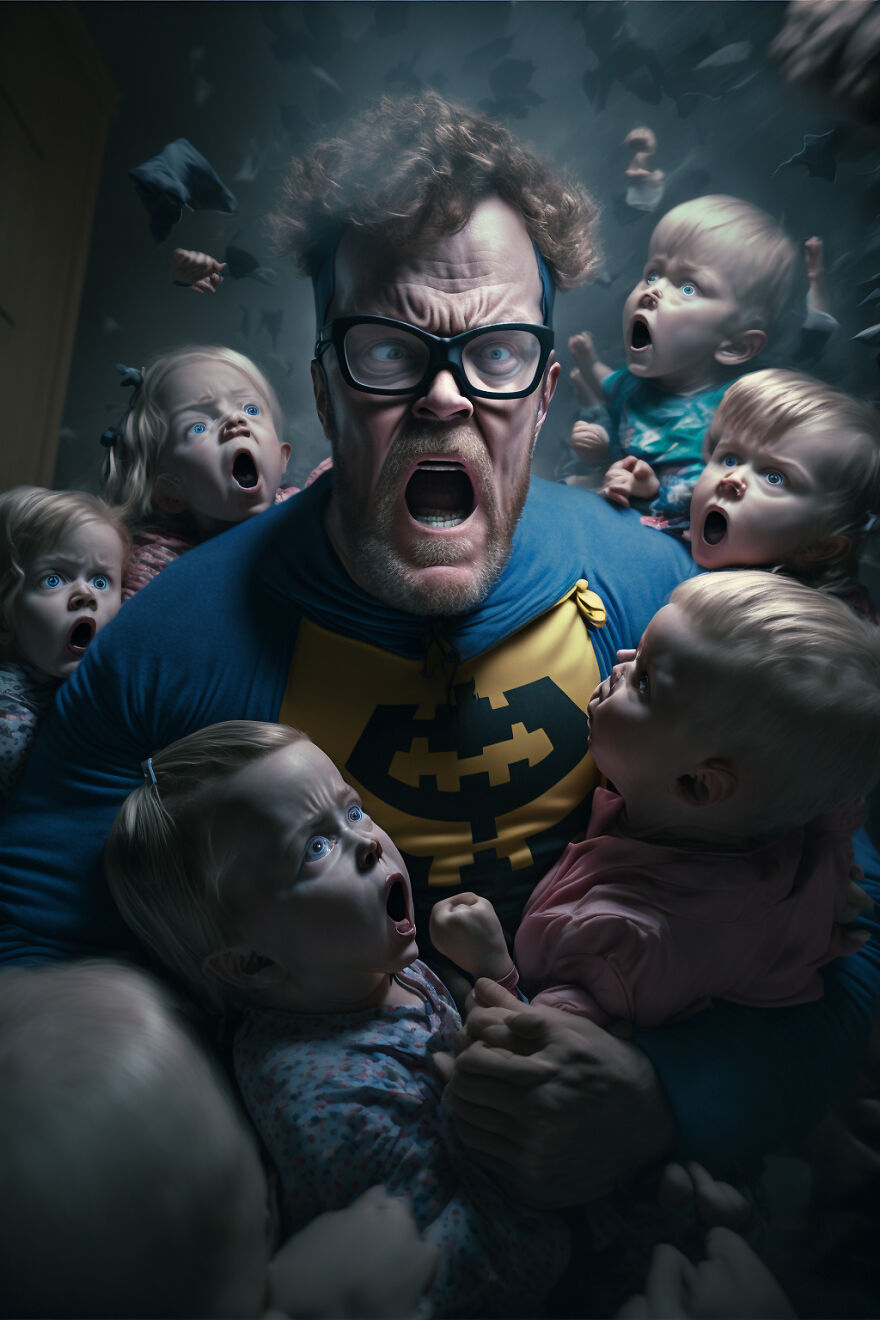 I Used AI To Invent New Superheroes That Fight Your Real Everyday Problems (23 Pics) I Used AI To Invent New Superheroes That Fight Your Real Everyday Problems (23 Pics)