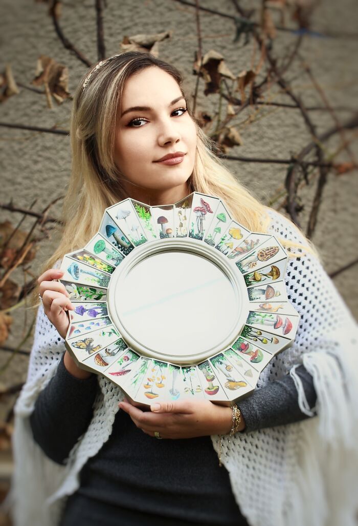 I Transform Mirrors Into Unique Works Of Art (27 Pics)