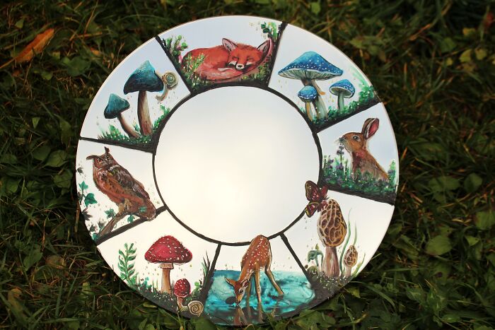 I Transform Mirrors Into Unique Works Of Art (27 Pics)