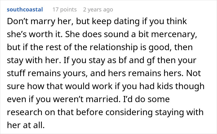 Man Turns To The Internet For Advice After Hypocritical Fiancée Turned Down His Prenup But Demanded He Sign Hers Man Turns To The Internet For Advice After Hypocritical Fiancée Turned Down His Prenup But Demanded He Sign Hers