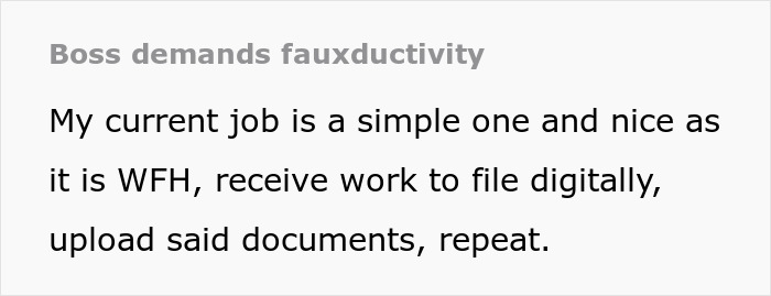 Efficient Employee Learns Boss Expects Him To Do 3 Times More Work Than His Colleagues, Finds A Genius Way To Simulate Working All Day Efficient Employee Learns Boss Expects Him To Do 3 Times More Work Than His Colleagues, Finds A Genius Way To Simulate Working All Day