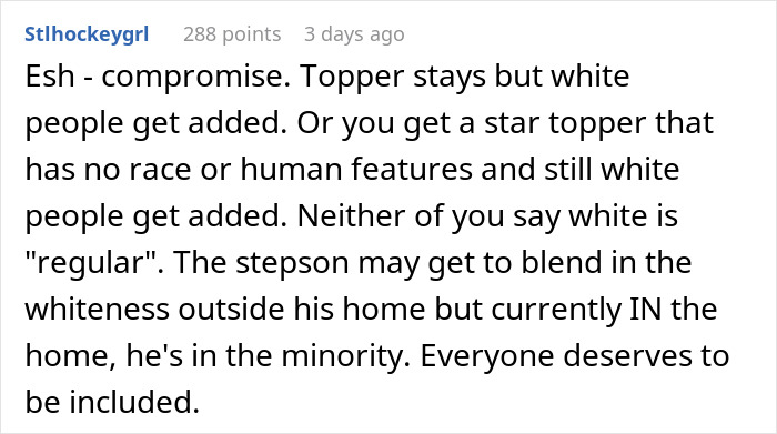 Husband Thinks It’s Unfair Their Christmas Decorations Only Represent Black People, But Wife Refuses To Replace Them Husband Thinks It’s Unfair Their Christmas Decorations Only Represent Black People, But Wife Refuses To Replace Them