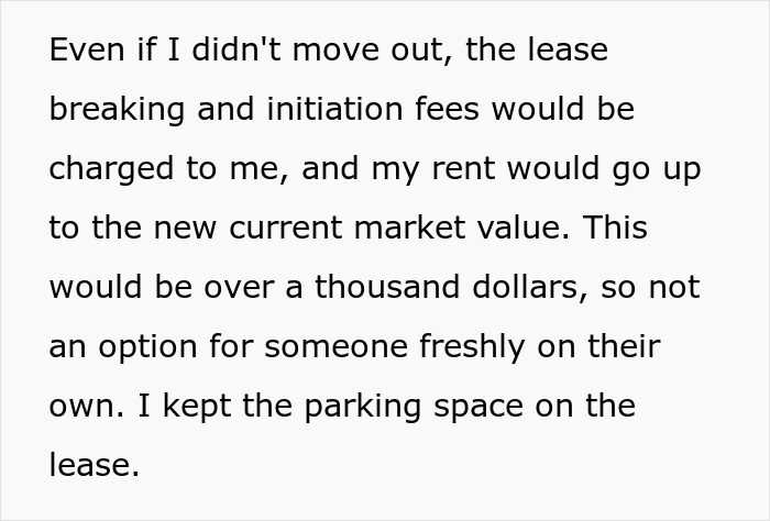 Landlord Refuses To Cancel Tenant’s Unused Parking Space Fee, Tenant Maliciously Complies And Begins To Use It To The Hilt Landlord Refuses To Cancel Tenant’s Unused Parking Space Fee, Tenant Maliciously Complies And Begins To Use It To The Hilt