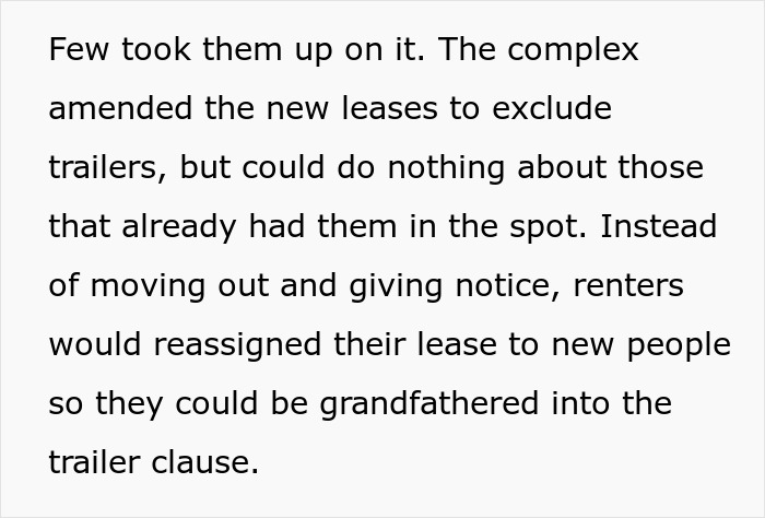 Landlord Refuses To Cancel Tenant’s Unused Parking Space Fee, Tenant Maliciously Complies And Begins To Use It To The Hilt Landlord Refuses To Cancel Tenant’s Unused Parking Space Fee, Tenant Maliciously Complies And Begins To Use It To The Hilt