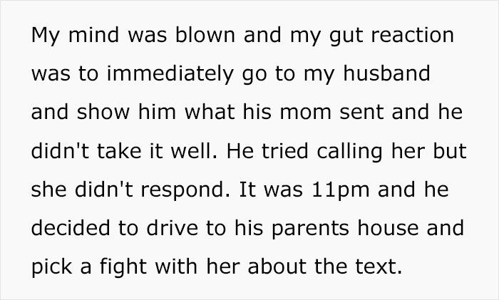 &#8220;[Am I The Jerk] For Showing My Husband The Text His Mom Sent Me And Causing Her To Be Disowned?&#8221;