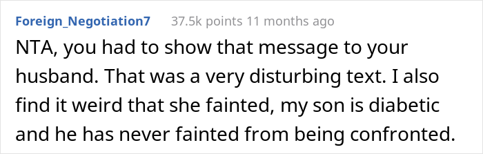 &#8220;[Am I The Jerk] For Showing My Husband The Text His Mom Sent Me And Causing Her To Be Disowned?&#8221;