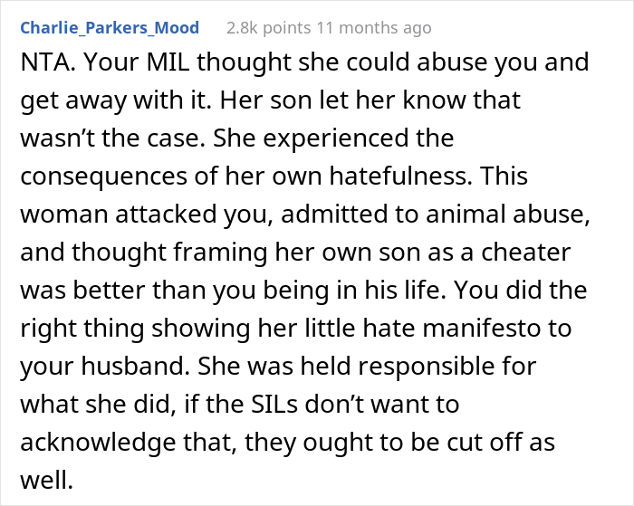 “[Am I The Jerk] For Showing My Husband The Text His Mom Sent Me And Causing Her To Be Disowned?”