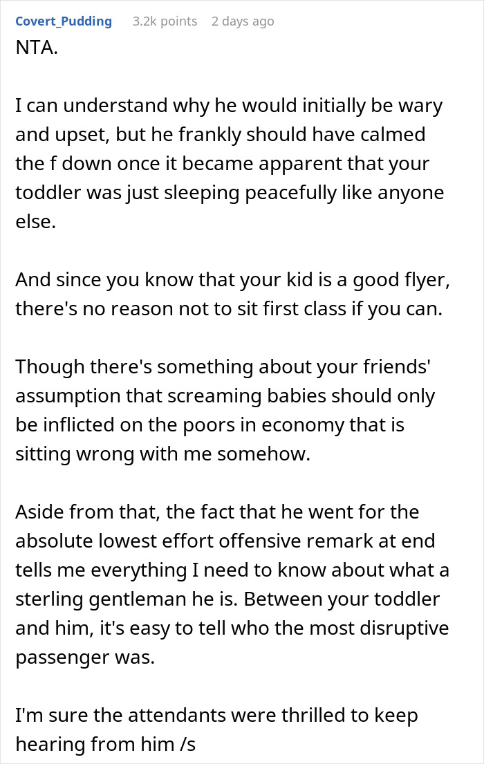 Mother Wonders If She’s A Jerk For Buying First-Class Ticket For Her Toddler Mother Wonders If She’s A Jerk For Buying First-Class Ticket For Her Toddler
