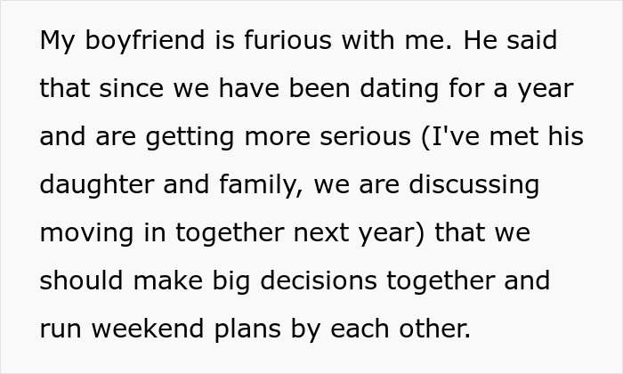 &ldquo;[Am I The Jerk] For Going On A Weekend Trip Alone That My Partner Couldn&rsquo;t Afford?&rdquo;