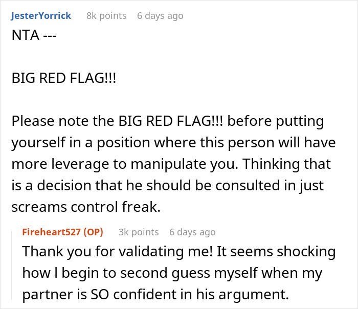 &ldquo;[Am I The Jerk] For Going On A Weekend Trip Alone That My Partner Couldn&rsquo;t Afford?&rdquo;