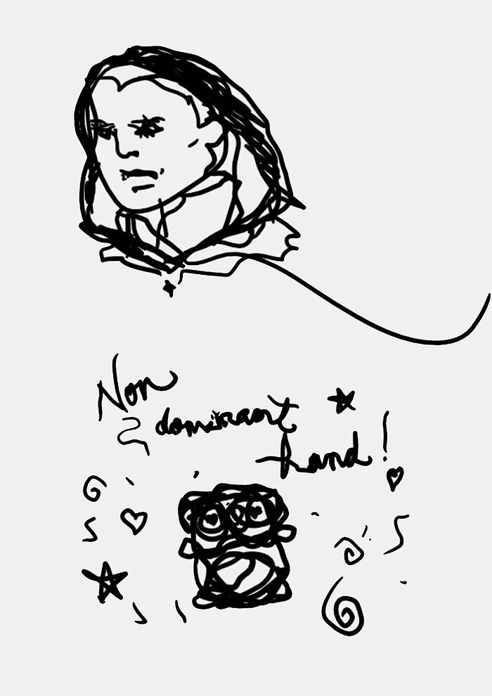 Hey Pandas, Draw Something With Your Non-Dominant Hand And Post It Here (Closed) Hey Pandas, Draw Something With Your Non-Dominant Hand And Post It Here (Closed)