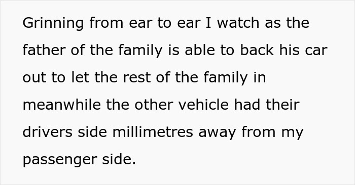 Guy Spots Two Cars Taking Up Multiple Spaces So Nobody Parks Next To Them, Finds A Satisfying Way To Get His Point Across