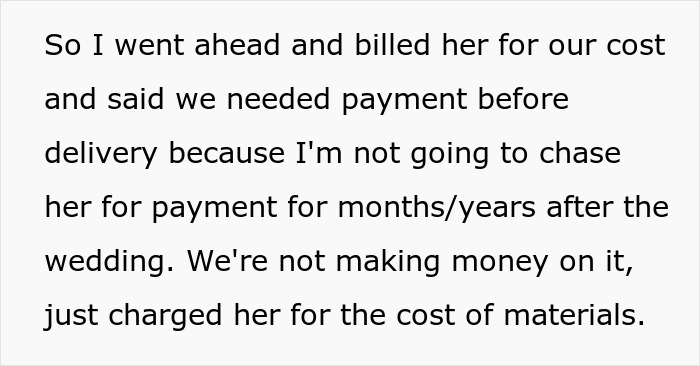 “We’ve Spent Close To $2,000 On All The Materials”: Relatives Invoice Bride After Finding Out They Weren’t Invited To The Wedding “We’ve Spent Close To $2,000 On All The Materials”: Relatives Invoice Bride After Finding Out They Weren’t Invited To The Wedding