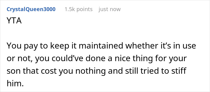 “[Am I The Jerk] For Asking My Son And His STBW To Pay To Spend Their Honeymoon In My Winter Cabin?”