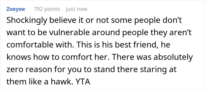 Wife Wonders If She’s Really A Jerk For Not Granting Her Husband And His Grieving Girl Friend Some Privacy Wife Wonders If She’s Really A Jerk For Not Granting Her Husband And His Grieving Girl Friend Some Privacy