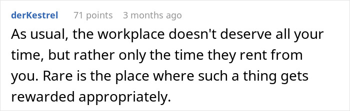 Worker Who Never Used Her Whole Break Gets Scolded For Coming 3 Minutes Late, Decides To Change The Habit Of Coming In Early