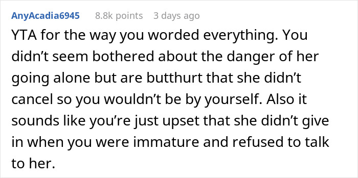 “[Am I The Jerk] For Expecting My Girlfriend To Cancel Her Plans For Me?”