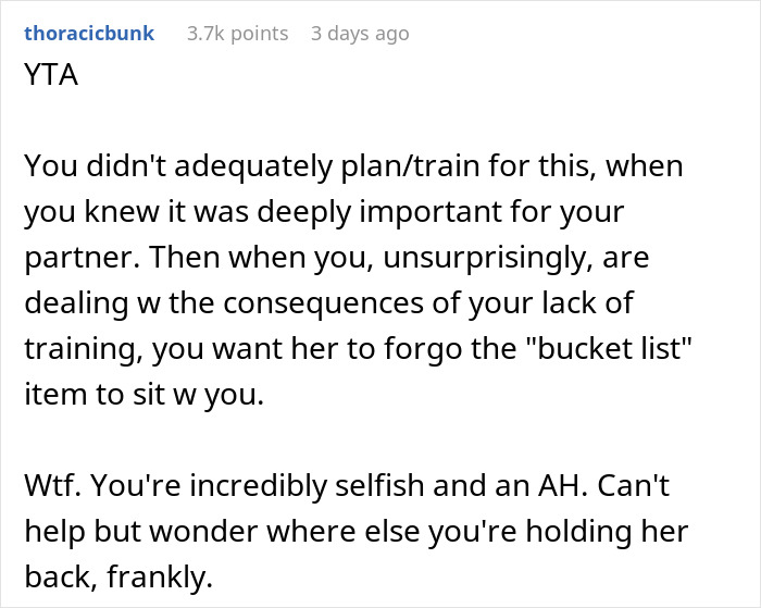 “[Am I The Jerk] For Expecting My Girlfriend To Cancel Her Plans For Me?”