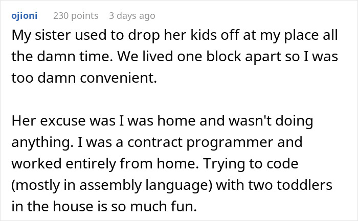 &#8220;My Aunt Sees The Can And Starts Screaming&#8221;: Man Sick And Tired Of Always Having To Babysit Relatives At Family Events, Solves The Problem
