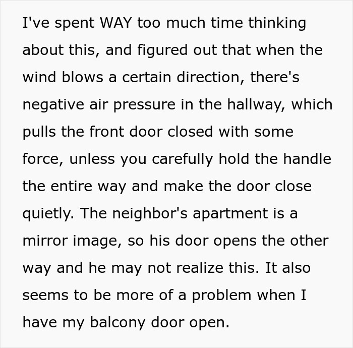 Neighbor ‘Karen’ Keeps Nagging This Person About Them ‘Slamming’ Their Door, Gets Struck With Petty Revenge Neighbor ‘Karen’ Keeps Nagging This Person About Them ‘Slamming’ Their Door, Gets Struck With Petty Revenge