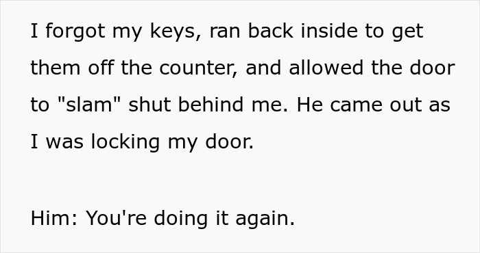 Neighbor ‘Karen’ Keeps Nagging This Person About Them ‘Slamming’ Their Door, Gets Struck With Petty Revenge Neighbor ‘Karen’ Keeps Nagging This Person About Them ‘Slamming’ Their Door, Gets Struck With Petty Revenge
