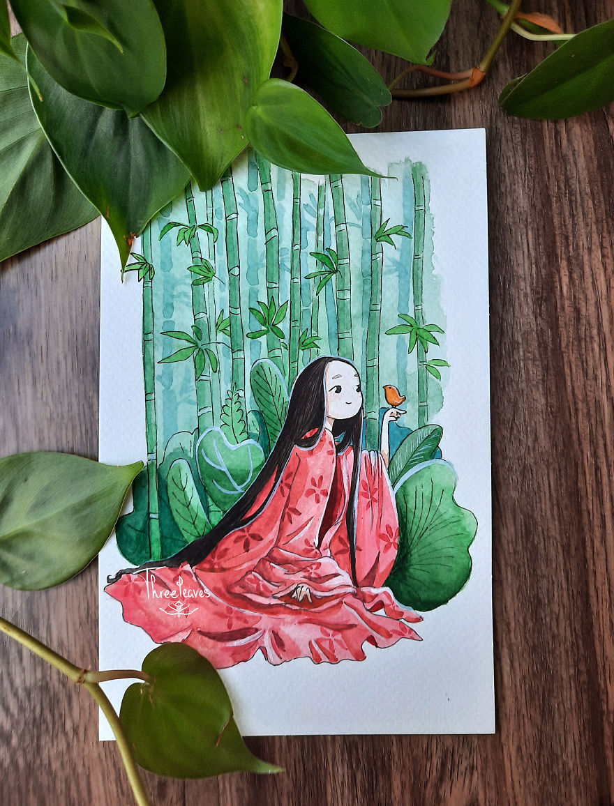 Here Are My 10 Paintings Of Studio Ghibli Characters Hanging Out In Nature Here Are My 10 Paintings Of Studio Ghibli Characters Hanging Out In Nature