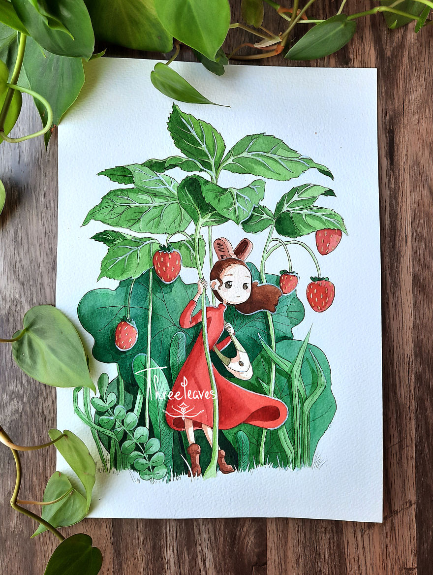 Here Are My 10 Paintings Of Studio Ghibli Characters Hanging Out In Nature Here Are My 10 Paintings Of Studio Ghibli Characters Hanging Out In Nature