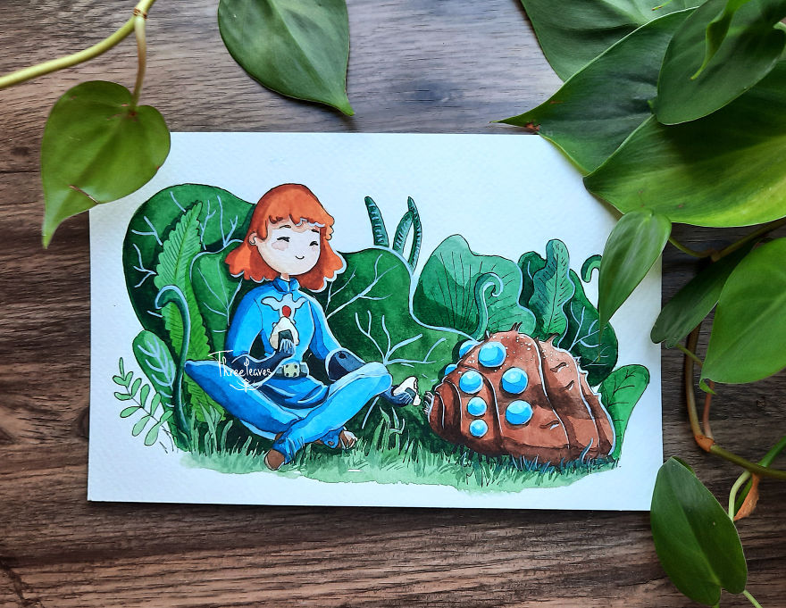 Here Are My 10 Paintings Of Studio Ghibli Characters Hanging Out In Nature Here Are My 10 Paintings Of Studio Ghibli Characters Hanging Out In Nature