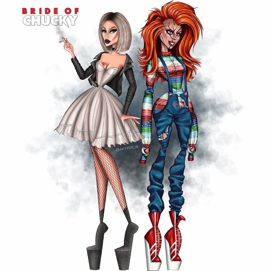 This Artist Illustrates Pop Culture Characters As Fabulous Drag Queens (54 Pics) This Artist Illustrates Pop Culture Characters As Fabulous Drag Queens (54 Pics)