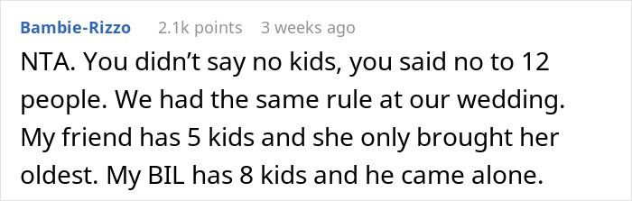 Sister Is At Furious With This Bride For Only Letting 3 Of Her 10 Kids Come To The Wedding Sister Is At Furious With This Bride For Only Letting 3 Of Her 10 Kids Come To The Wedding