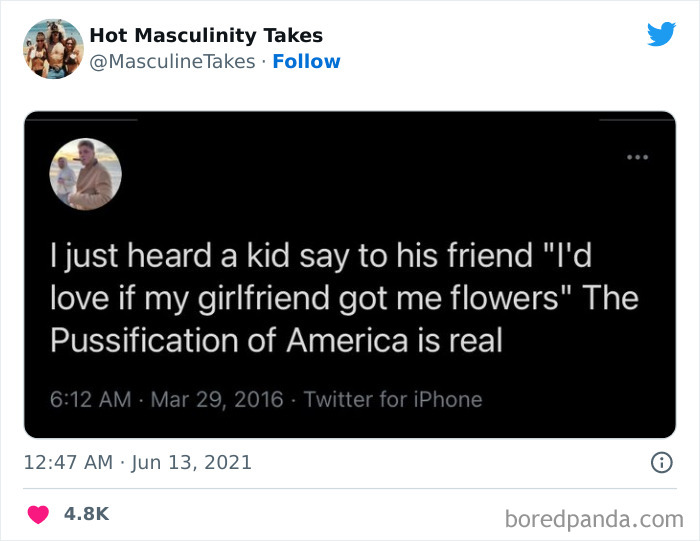 35 “Hot Masculinity Takes” That Are So Wrong, They Had To Be Shamed On This Twitter Page (New Posts) 35 “Hot Masculinity Takes” That Are So Wrong, They Had To Be Shamed On This Twitter Page (New Posts)