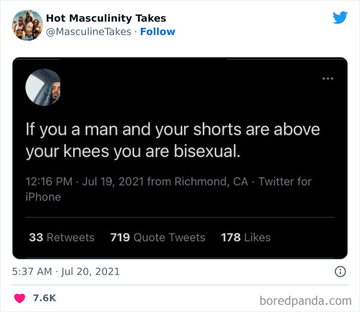 35 “Hot Masculinity Takes” That Are So Wrong, They Had To Be Shamed On This Twitter Page (New Posts) 35 “Hot Masculinity Takes” That Are So Wrong, They Had To Be Shamed On This Twitter Page (New Posts)