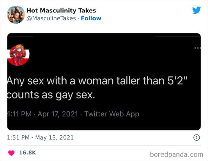 35 “Hot Masculinity Takes” That Are So Wrong, They Had To Be Shamed On This Twitter Page (New Posts) 35 “Hot Masculinity Takes” That Are So Wrong, They Had To Be Shamed On This Twitter Page (New Posts)