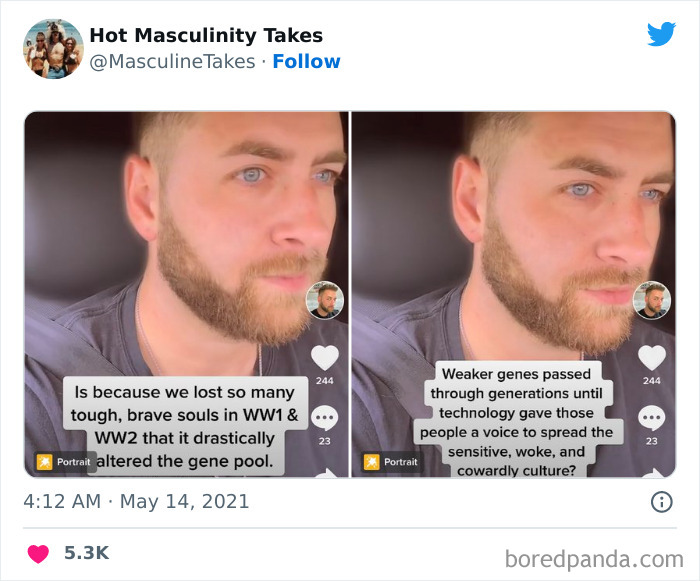 35 “Hot Masculinity Takes” That Are So Wrong, They Had To Be Shamed On This Twitter Page (New Posts) 35 “Hot Masculinity Takes” That Are So Wrong, They Had To Be Shamed On This Twitter Page (New Posts)