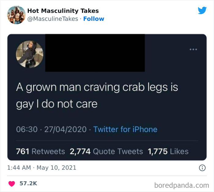 35 “Hot Masculinity Takes” That Are So Wrong, They Had To Be Shamed On This Twitter Page (New Posts) 35 “Hot Masculinity Takes” That Are So Wrong, They Had To Be Shamed On This Twitter Page (New Posts)
