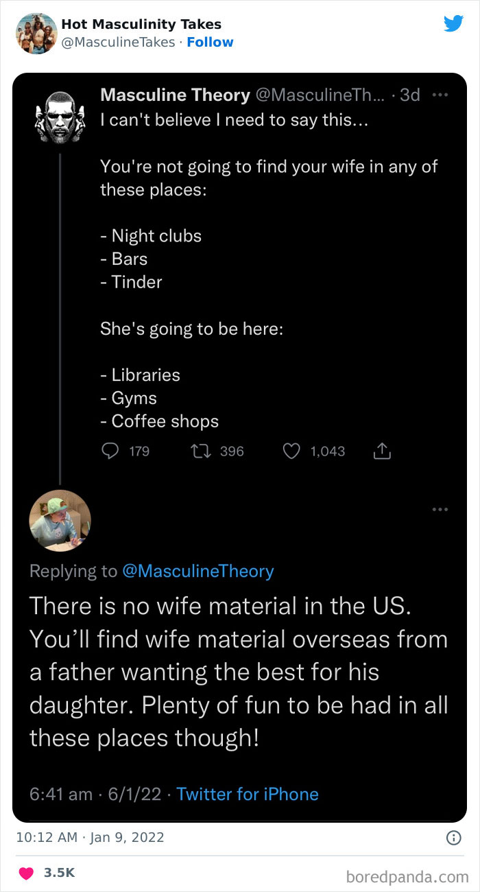 35 “Hot Masculinity Takes” That Are So Wrong, They Had To Be Shamed On This Twitter Page (New Posts) 35 “Hot Masculinity Takes” That Are So Wrong, They Had To Be Shamed On This Twitter Page (New Posts)