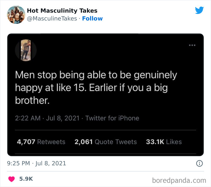 35 “Hot Masculinity Takes” That Are So Wrong, They Had To Be Shamed On This Twitter Page (New Posts) 35 “Hot Masculinity Takes” That Are So Wrong, They Had To Be Shamed On This Twitter Page (New Posts)