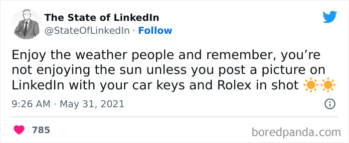 “The State Of LinkedIn” Twitter Page Exposes The Cringiest And Most Out-Of-Touch Posts On LinkedIn (30 Pics) “The State Of LinkedIn” Twitter Page Exposes The Cringiest And Most Out-Of-Touch Posts On LinkedIn (30 Pics)